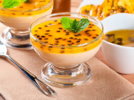 mousse de maracujá