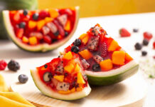 Gelatina de melancia com frutas é nova sugestão Sol gelatina de melancia