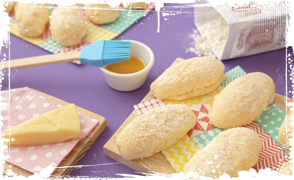 Pão tradicional e de milho