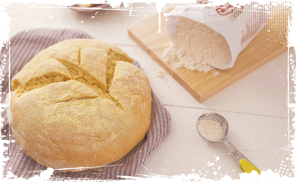 Pão tradicional e de milho