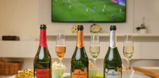 Garibaldi Moscatel brilha na torcida com pipoca doce Garibaldi Moscatel