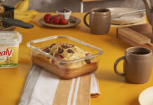 Panqueca de Travessa Doce fácil na air fryer Panqueca de Travessa Doce
