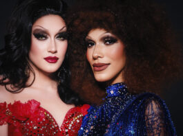 Comédia Drag apresenta Aimée Lumière e Spadina no Guará Comédia Drag