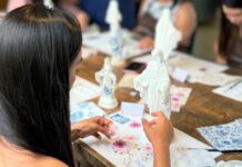Customização de Arte Sacra inspira oficina no Boulevard Customização de Arte Sacra