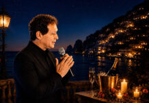 Toni Martin celebra a música italiana em noite de velas Toni Martin